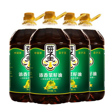 菜子王 浓香菜籽油5L*4桶