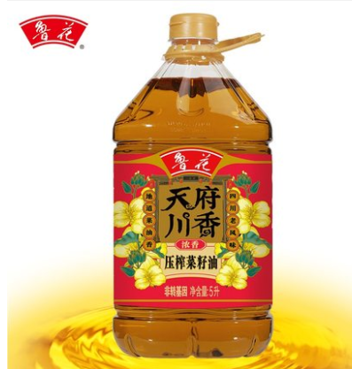 鲁花低芥酸浓香菜籽油5.436L