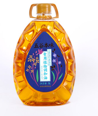 君星坊玉米亚麻籽油物理压榨天然菜籽食用油5L