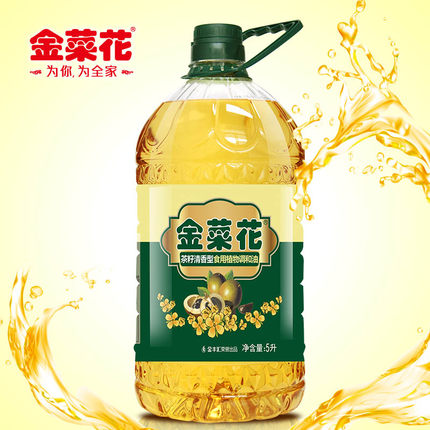 金菜花茶籽清香型食用调和油5L