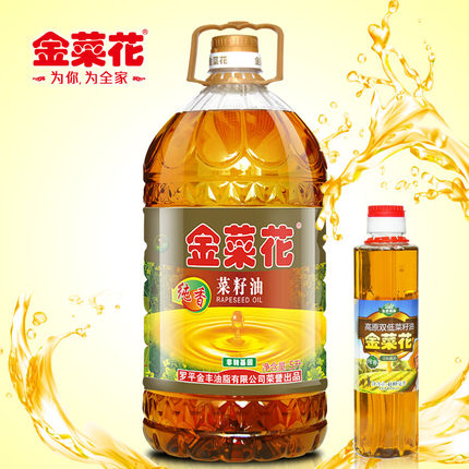 金菜花纯香菜籽油5L