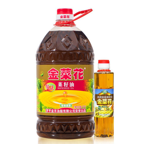 金菜花纯正菜籽油 5L+400ml橄榄调和油