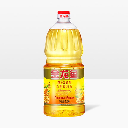 金龙鱼 花生浓香型 食用植物调和油 1.8L