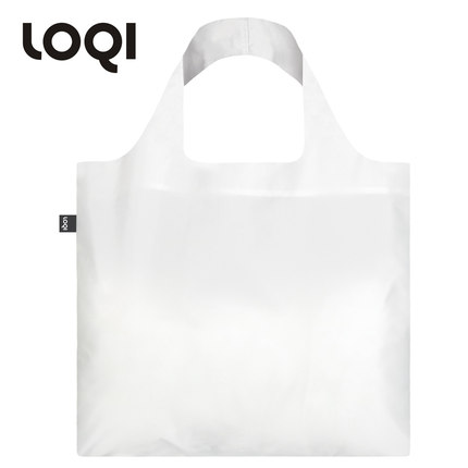 德国LOQI纯色系列时尚购物袋轻便可折叠环保袋大容量单肩包春卷包