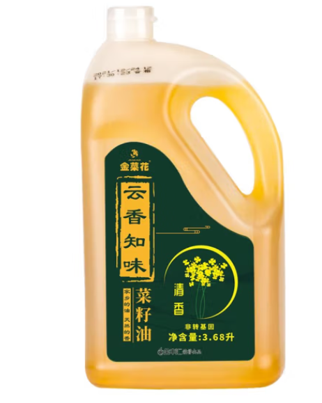 金菜花云香知味清香菜籽油 3.68L