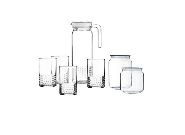 乐美雅（Luminarc）晶钻水具储物罐7件套 LC-YJJ523 五件套