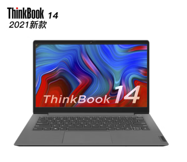 联想ThinkBook 14 2021款 酷睿版英特尔酷睿i5 14英寸轻薄笔记本(i5-1155G7 16G 512G 高色域 Win11) 黑色