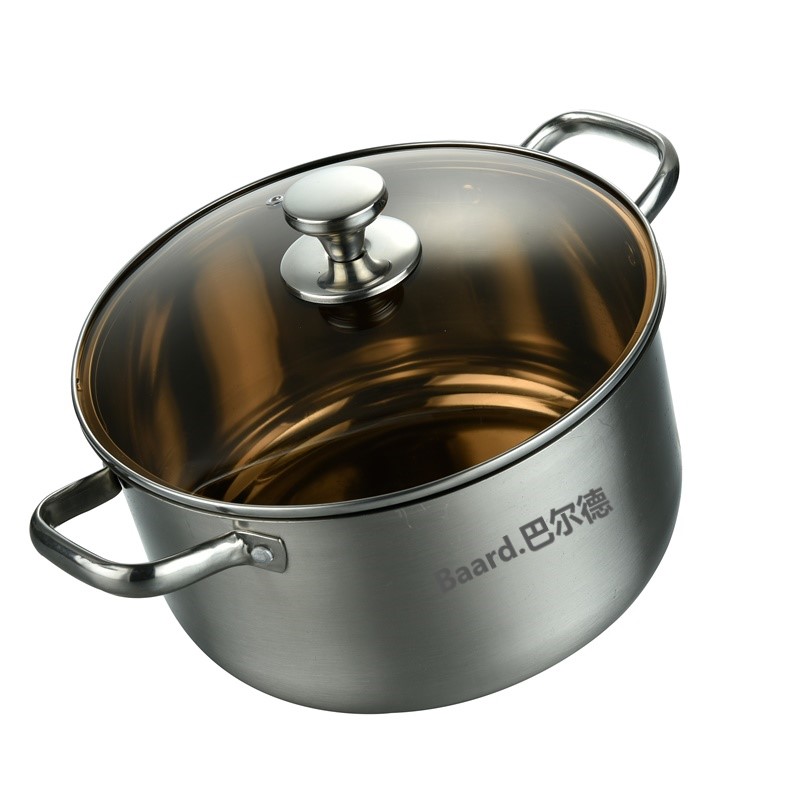 巴尔德优选佳多用汤锅BD-008 优质不锈钢，直径23.5CM