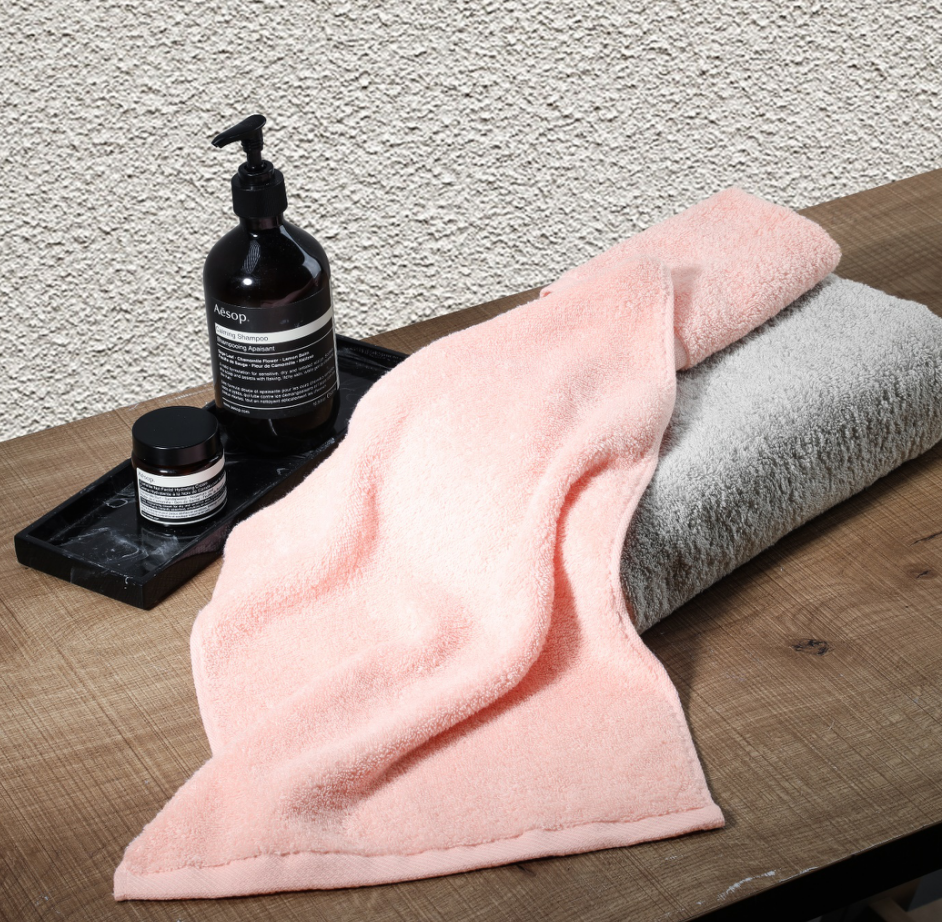 JD12869-N-P 内野琥珀毛巾一件套粉色