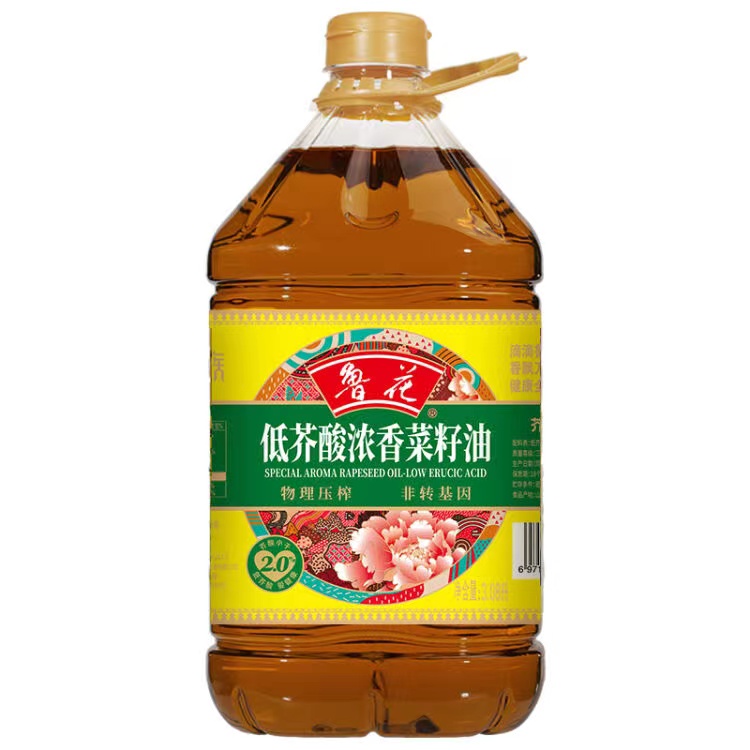 鲁花低芥酸浓香菜籽油3.08L(香味家族系列）