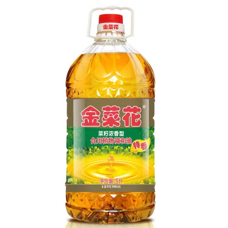 金菜花菜籽浓香型食用植物调和油5L