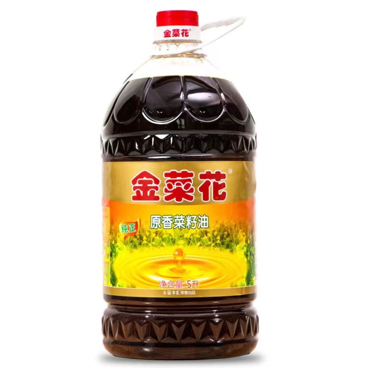 金菜花原香纯正菜籽油5L