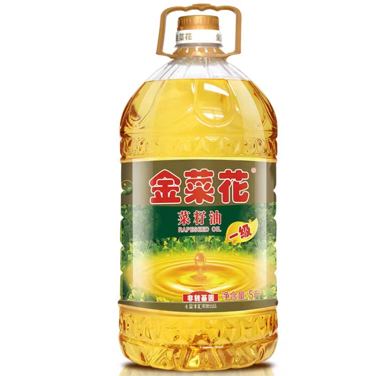 金菜花一级菜籽油5L