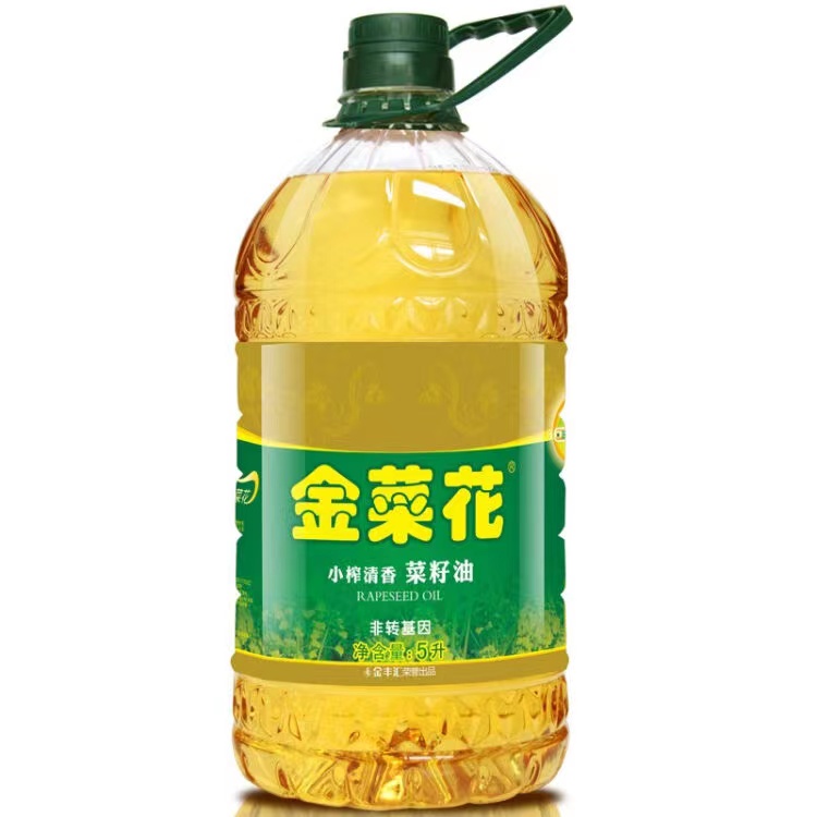 金菜花小榨清香菜籽油5L