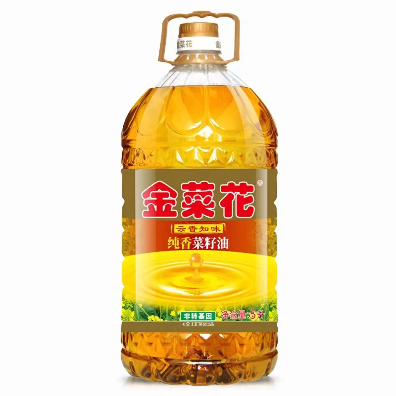 金菜花云香知味纯香菜籽油5l