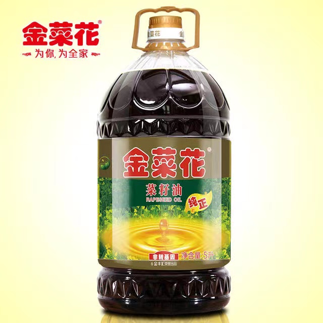 金菜花纯正菜籽油5L