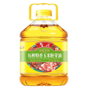 鲁花压榨玉米胚芽油5L（香味家族系列）