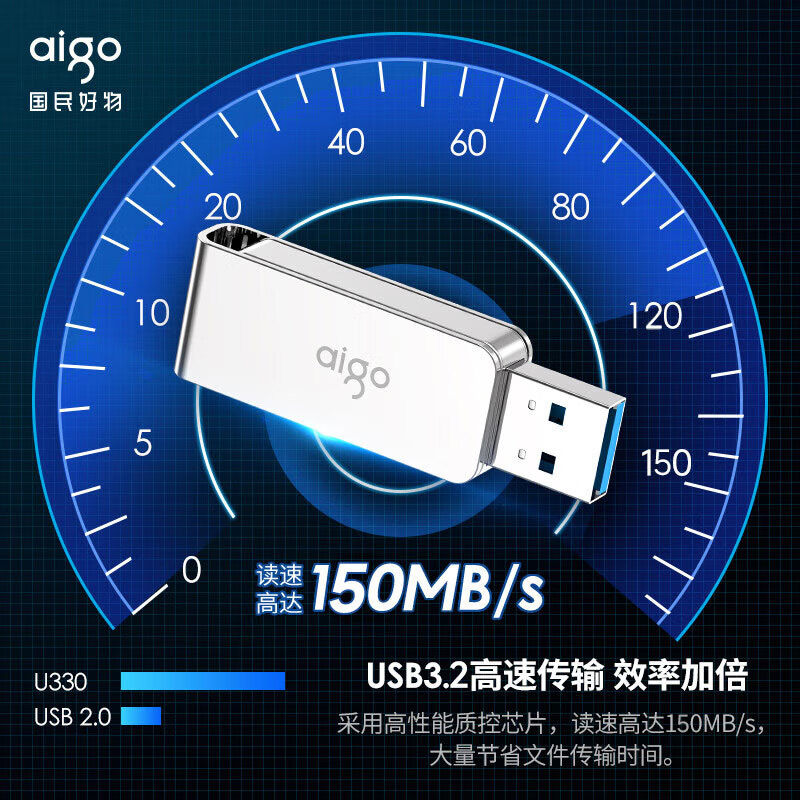 爱国者（aigo）64GB USB3.2