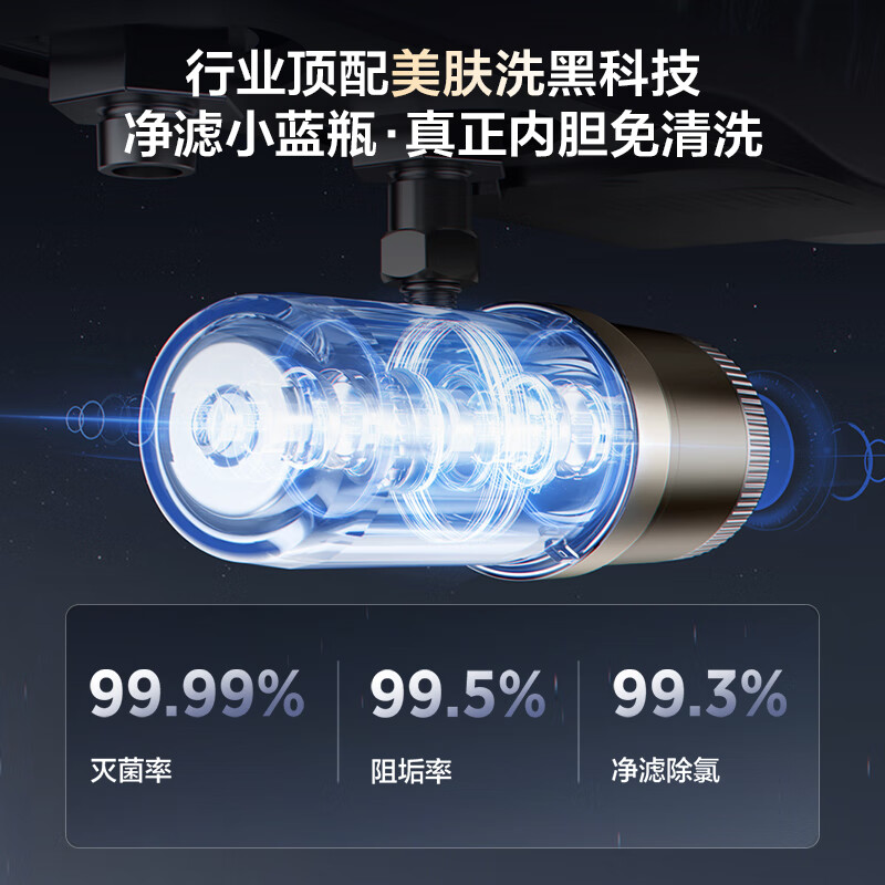 海尔（Haier）扁桶60升家用电热水器3300W变频速热